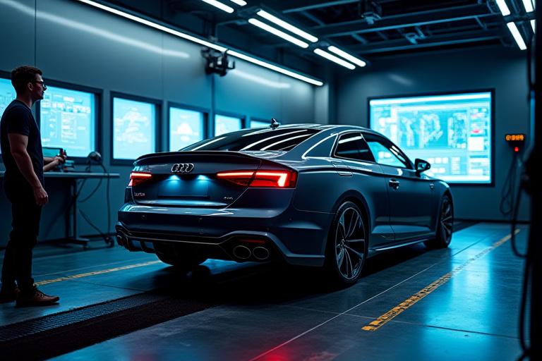 Audi RS5 엔진 다이노 튜닝